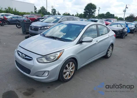 2013 Hyundai Accent Gls из США, поврежденный, VIN KMHCU4AEXDU338017